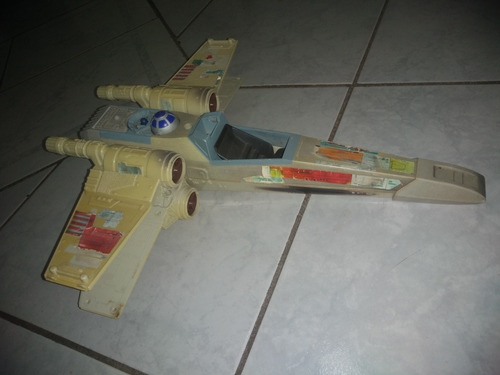 Star Wars Nave X Wing Vintage Marca Tonka Sin Tapa Ni Figura