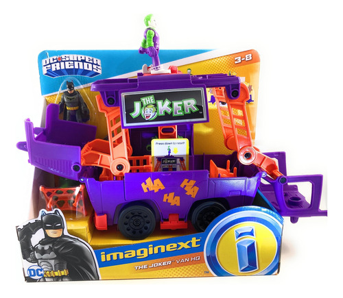 Fisher-price Imaginext Dc Super Friends The Joker Van Hq