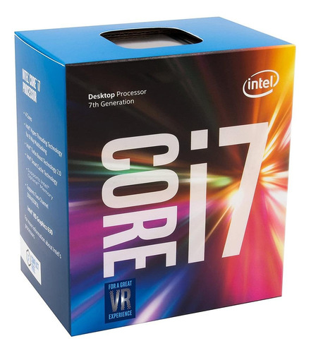 Procesador Intel Core i7-7700T BX80677I77700T de 4 núcleos y 3.8GHz de frecuencia con gráfica integrada