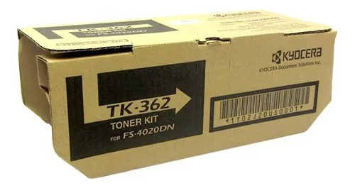 Toner Kyocera Tk362 Negro Original - Fs 4020dn - 20000 Pág