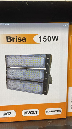 Kit 8 Refletor Modular Led Ferro 150w Branco-frio110v/220v