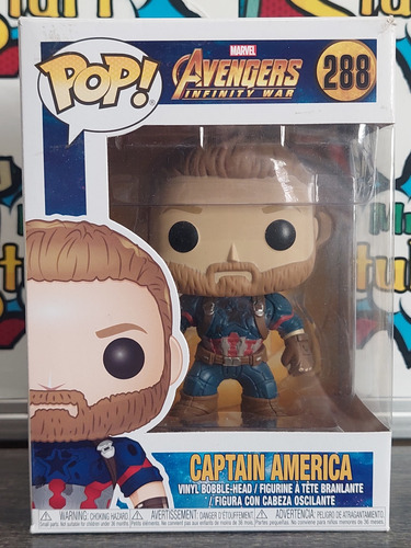 Funko Pop Captain America #288 Avengers Infinity War Marvel 