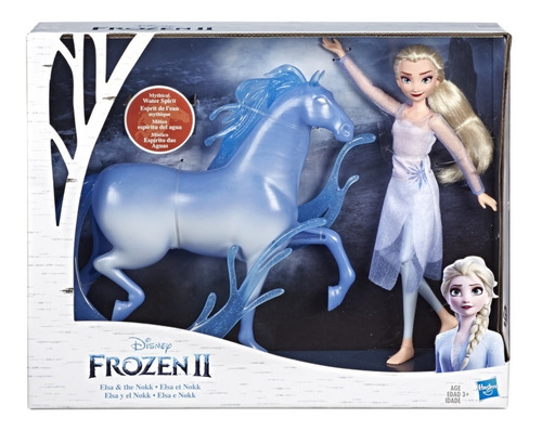 Boneca Disney Frozen 2 Cavalo Nokk E Elsa Da Hasbro E5516