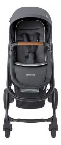 Carrinho De Bebê Lila Cp² Maxi-cosi Essential Graphite Brown Cor Cinza-escuro Cor Do Chassi Preto E Marrom