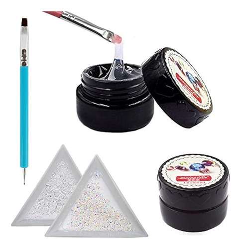 Yeslady Nail Art Extension Builder Glue Super Sticky Rhinest