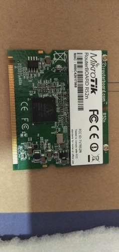 Mikrotik Rb433 Com Cartão Wi-fi E Cabo Pig Tail Usado