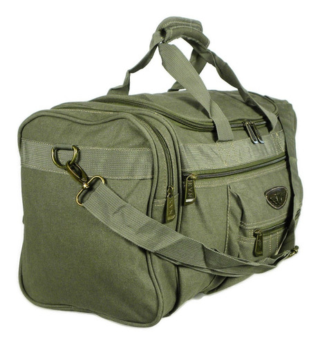 Imagem 3 de 5 de Bolsa Sacola De Viagem Lona Kvn Transversal Mala De Mão 50 L