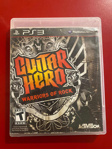 Guitar Hero Warriors Of Rock Ps3 Oldskull Games