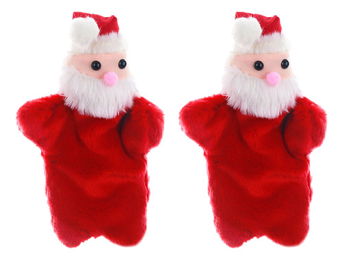 2 Muñecos De Dibujos Animados De Papá Noel, Marioneta Adorab