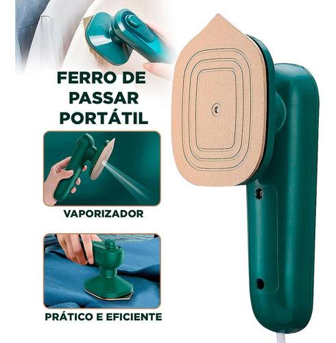 Mini Ferro De Passar Roupa Portátil