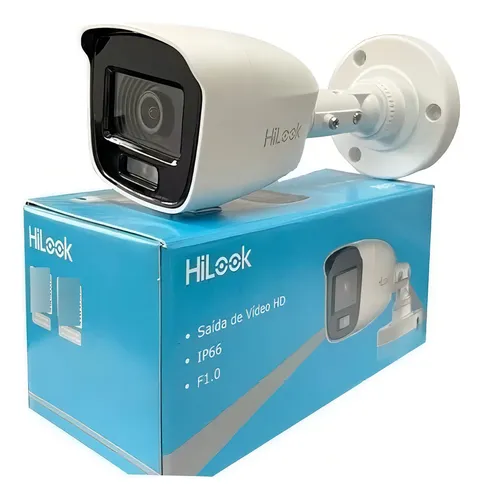 Câmera De Vídeo Segurança Hilook Bullet 2mp Fhd Thc-b127-p Câmera De Vídeo Segurança Hilook Bullet 2mp Fhd Thc-b127-p