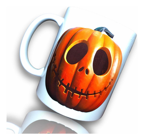 Mug Vaso Halloween Impresion Alto Relieve Full Color +barniz