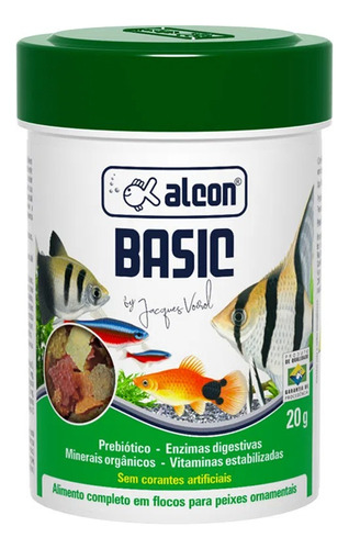 Ração Para Peixes Alcon Basic 20g Alimento Completo