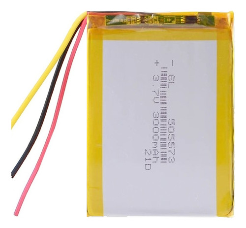 3 Unidades 3 Fios 505573 3,7v 3000mah Para Gps Foston 7 -