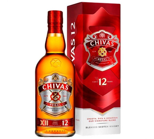 Whisky Chivas Regal 1 Litro Con Estuche - Sufin 