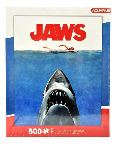 Tiburón Jaws Aquarius Rompecabezas Importado 100% Original