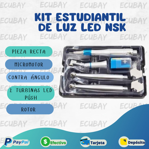 Kit Nsk Con Luz Led 5 Piezas + Rotor Gratis