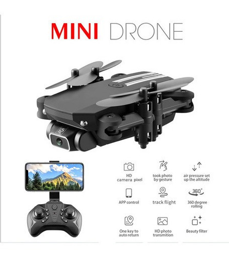 Mando A Distancia Quadcopter Drone Ls-min Cámara 4k 3 Baterí