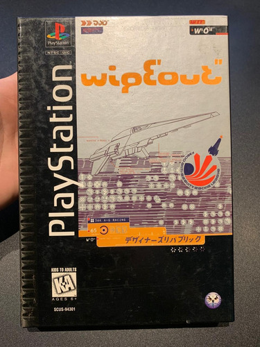 Wipeout Sony Playstation Ps1 Long Box (Usado)