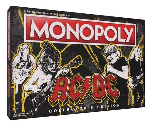 Juego De Mesa Usaopoly Monopoly Ac/dc Collector's Edition
