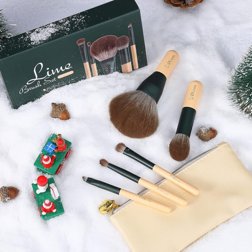 Juego De 5 Brochas De Maquillaje Ducare, Minibrochas De Viaj