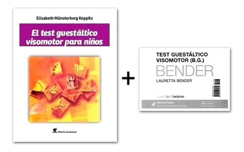 Test Guestaltico Visomotor Para Niños Y Laminas Bender