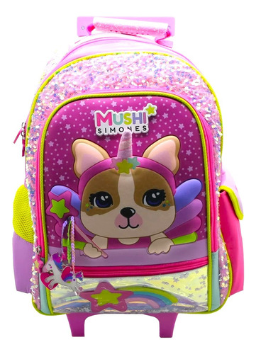 Mochila Carro 18  Simones Mushi Unicornio ELG Si920