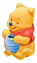 Comprar Set 5 Globos Metalizado Winnie Pooh Amarillo Winnie Pooh