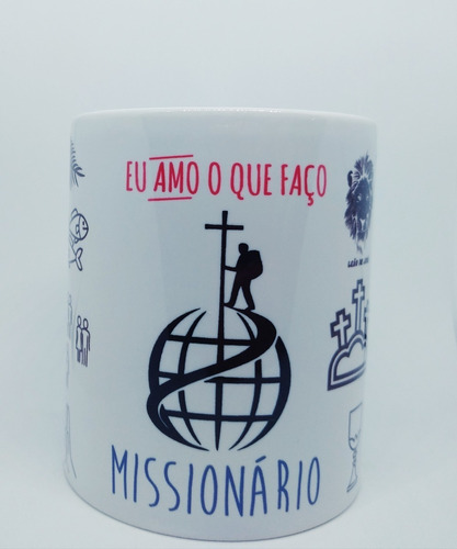 Caneca Em Cerâmica Tema Missionário - Missões - 