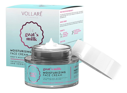 Vollare Cosmetics Crema Facial Hidratante Con Leche De Cabra