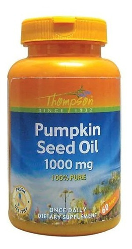 Pumpkin Seed Oil Aceite Semillas Calabaza 60 Softgel 1000mg