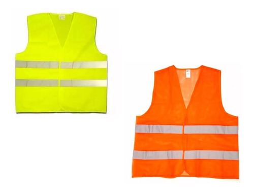Imagen 1 de 7 de Importadores Directos Chaleco Reflectivo Fluo Auto Moto