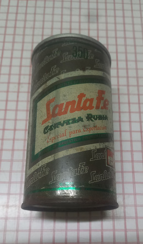 Lata De Chapa Cerveza Sante Fe Dorada Argentina Vacia Santa Fe Dorada (Usado)