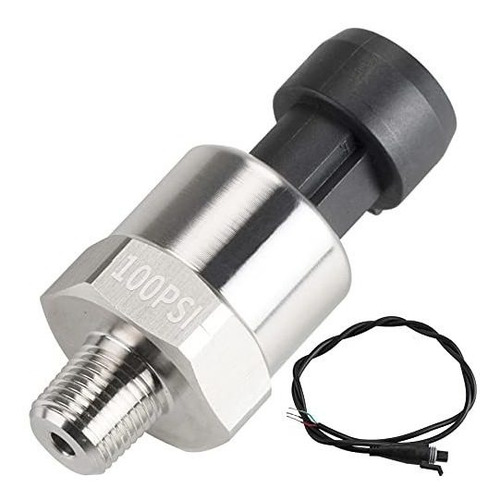 Mwmnun Sensor De Transductor De Presión 100psi Con Conector 