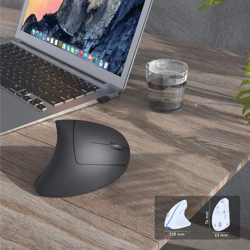 Mouse Ergonómico Vertical Inalámbrico C18 2.4hz