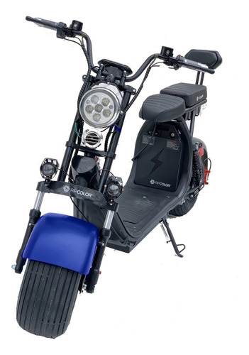 Moto Eléctrica Azul 1500w 40 Km/h - Queoferta.uy