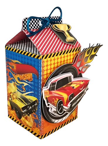 10 Cajitas Milk Box De Hot Wheels