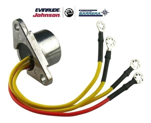 Rectificador Regulador Motor Evinrude Johnson 4 Cables