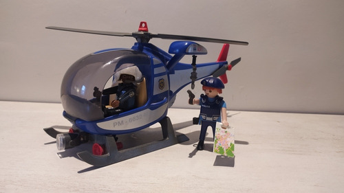 Imagen 2 de 4 de Playmobil 4267 Helicóptero Policía