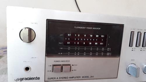 Gradiente Amplificador Stereo Super A Model 246 (sucata) (Usado)