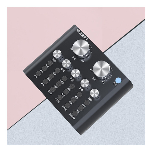 Yi Tarjeta De Sonido V8, Mezclador De Audio, Interfaz De