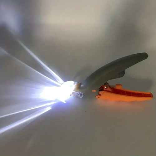 Corta Uñas Para Perro Gato Mascota Safety Con Luz Led