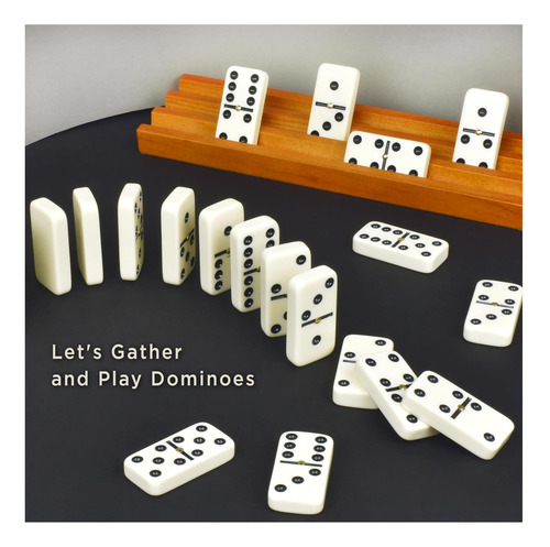Queensell Dominos Juego Para Adultos Dominino Juegos De Mesa