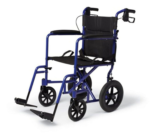 Medline Silla De Ruedas Transporte Ligera Con Frenos De Mano