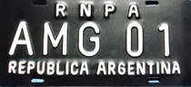 Comprar Chapa Patente Maquinaria Agrícola De Aluminio