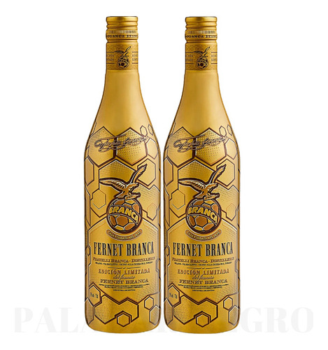 Oferta Fernet Branca Dorado Mundial 750ml X2 Paladarnegro