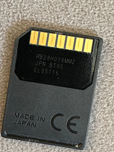 Cartão Sd/mmc Canon Multimedia Card (raro! Funcionando!) (Usado)