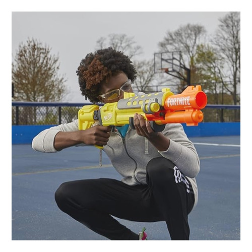 Nerf Fornite Legendary Tac Accustrike Mega Dardos Mega Amarillo