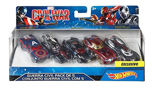 Coche De Personaje Capitán América Guerra Civil, Marvel (paq