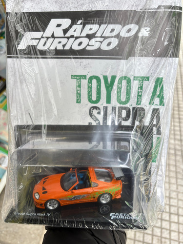 Colección Rápido Y Furioso Nro 3 Toyota Supra Mark Iv Naranja